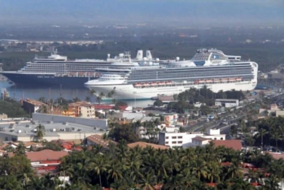 View of the marina from the wrap-around terrace