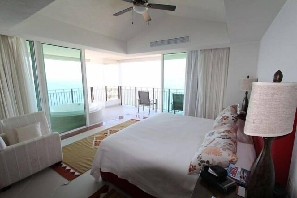 Beautiful views from your corner master bedroom