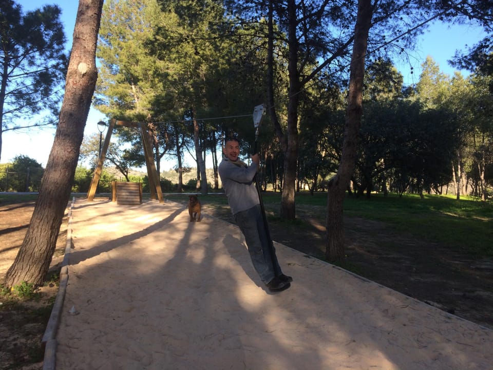 One of the many activities for children on The Plana!