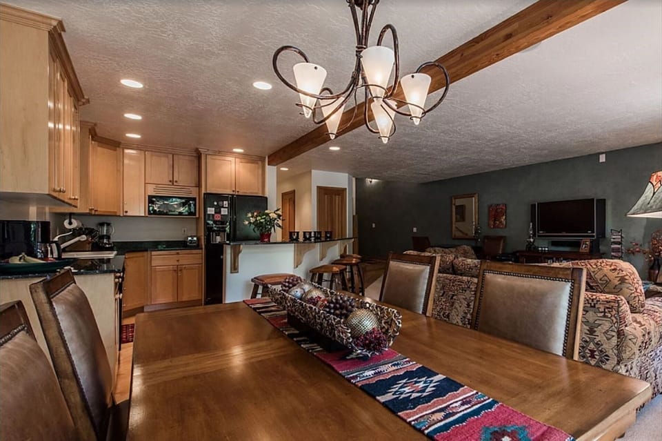 Open concept, dining, kitchen, and living room