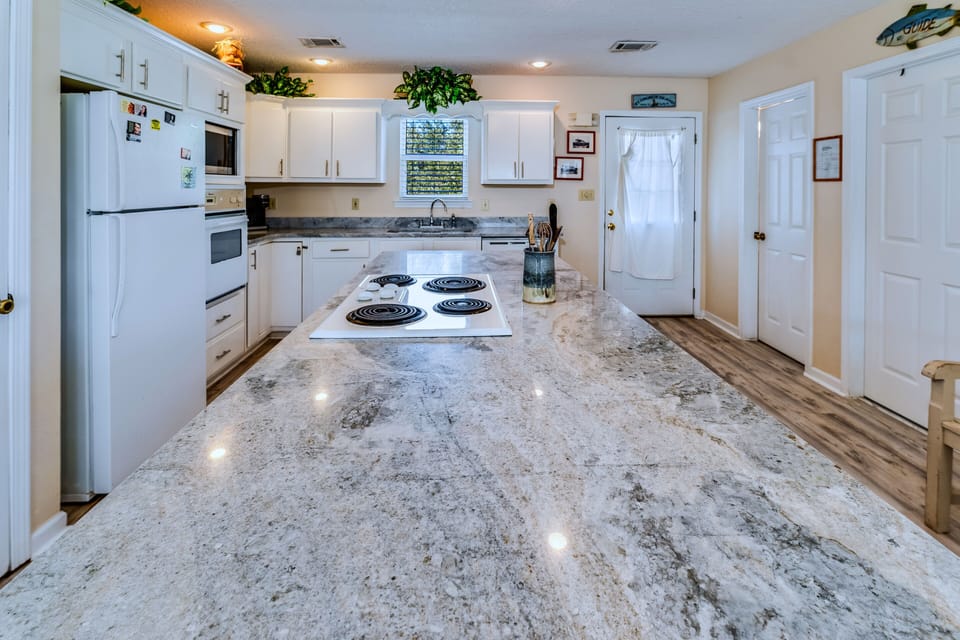 looking at kitchen from great room
