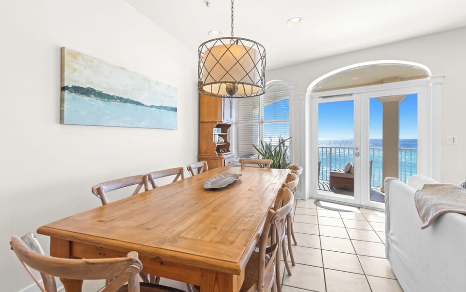 Gather around your private dining table with stunning views