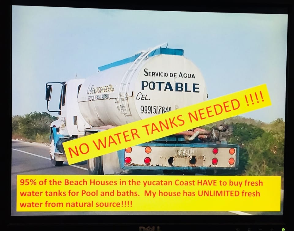 UNLIMITED FRESH WATER...  A blessing in that area!!!!