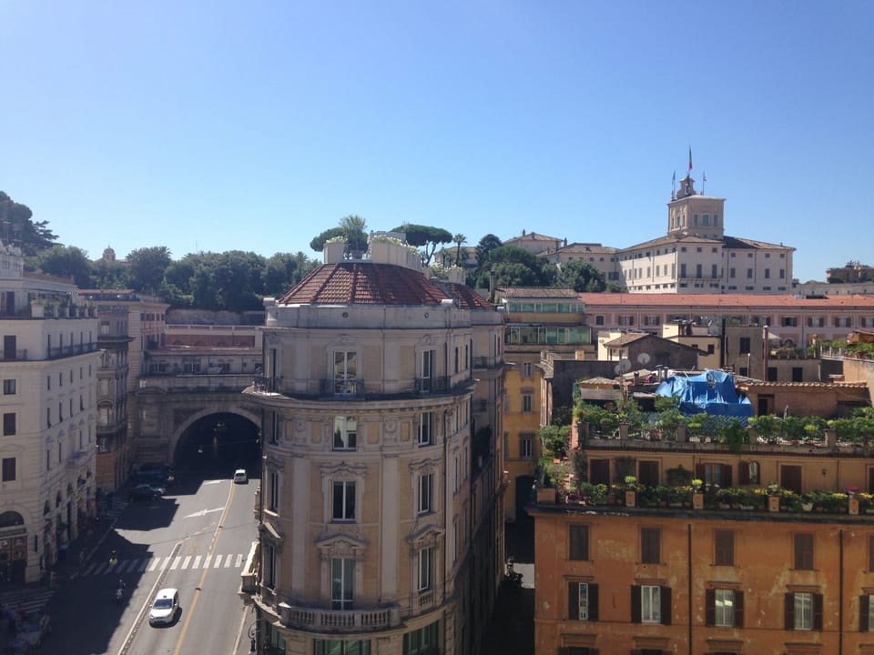 view of Quirinale from the balcony