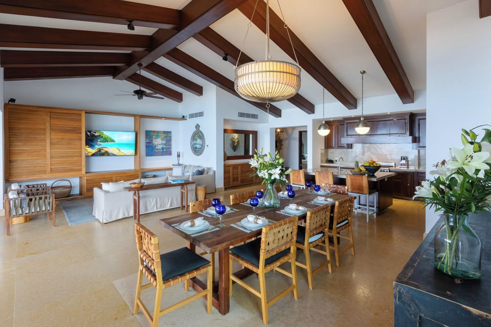 Dining Room, Living Room & Kitchen