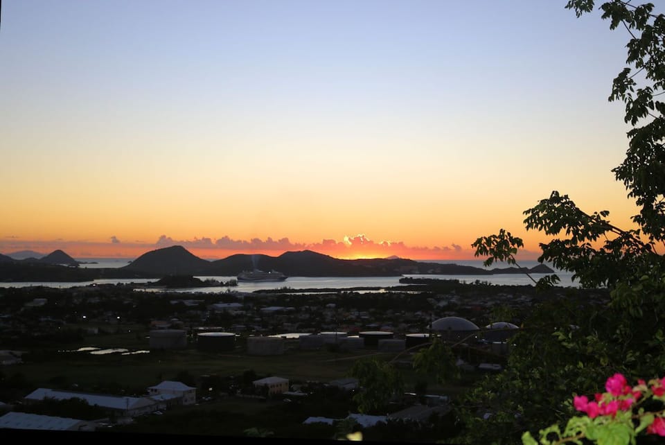 One of the many sunsets you can see from our veranda.