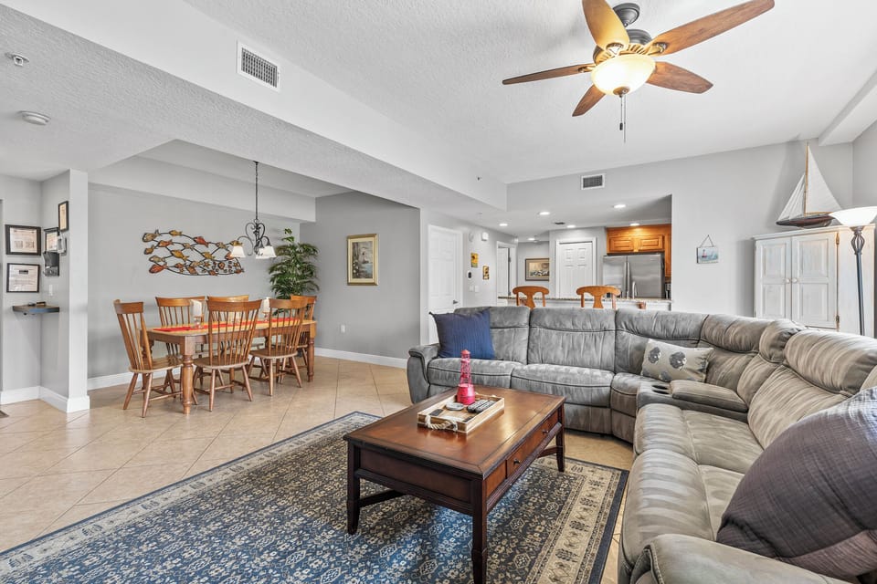 Open Concept Living and Dining Area