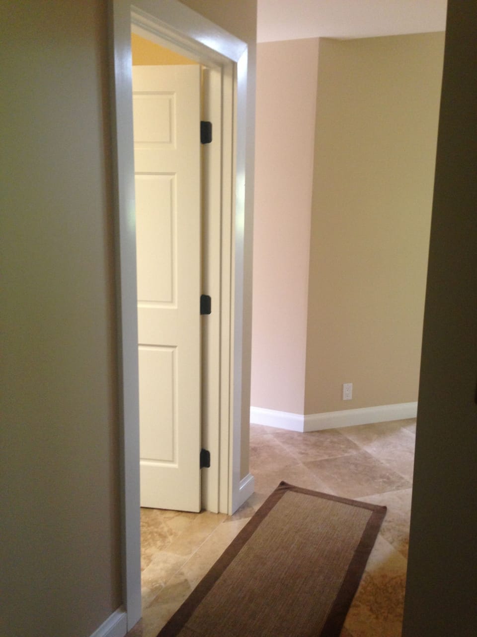 Hallway separating the Master Bedroom from the Guest Bedrooms