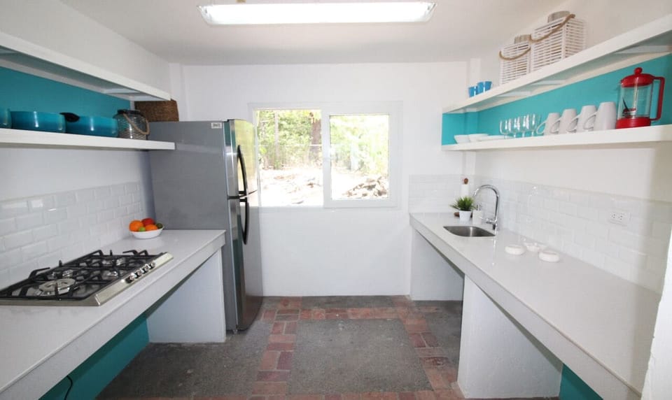 Guest house private kitchen.
Fully equipped