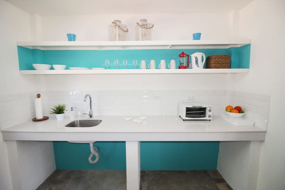 Guest house private kitchen.
Fully equipped