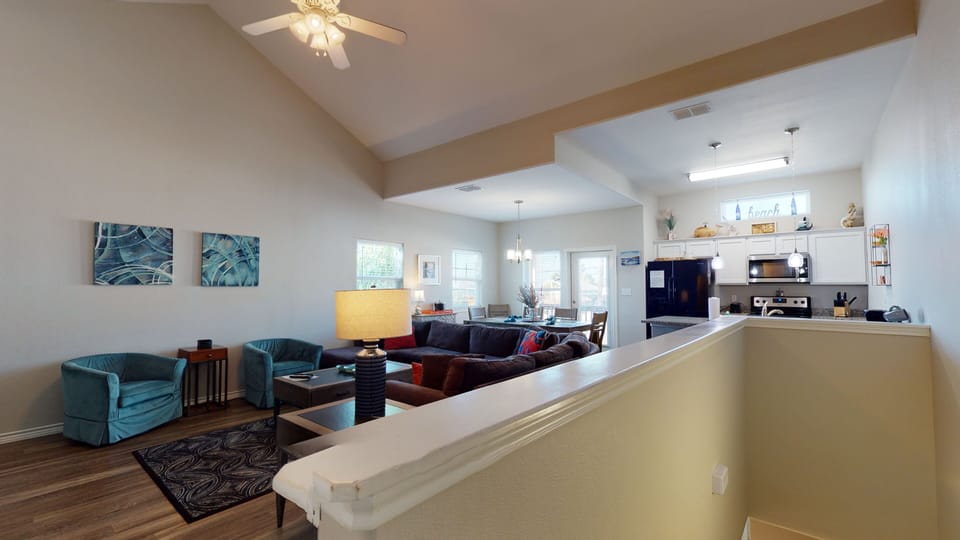 Living/Kitchen from Stairs