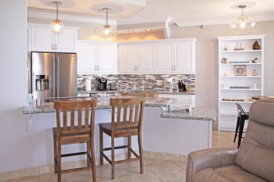Kitchen is now wide open! Great gathering spot for entertaining!