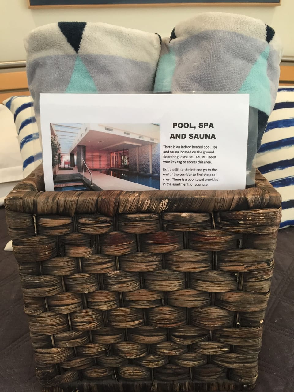 Beach and Pool towels provided for your convenience
