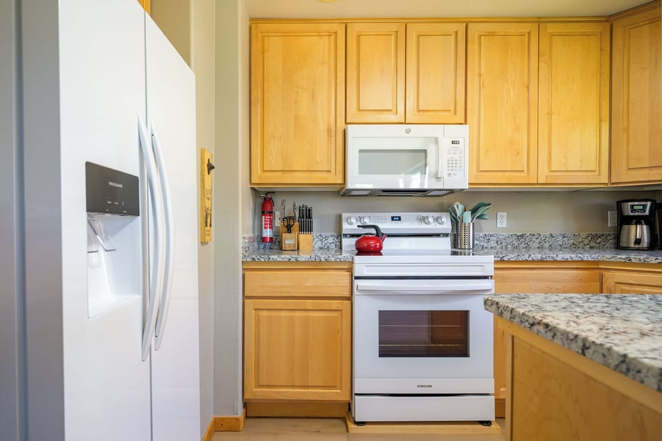 Fully equipped kitchen ready for preparing your favorite meals