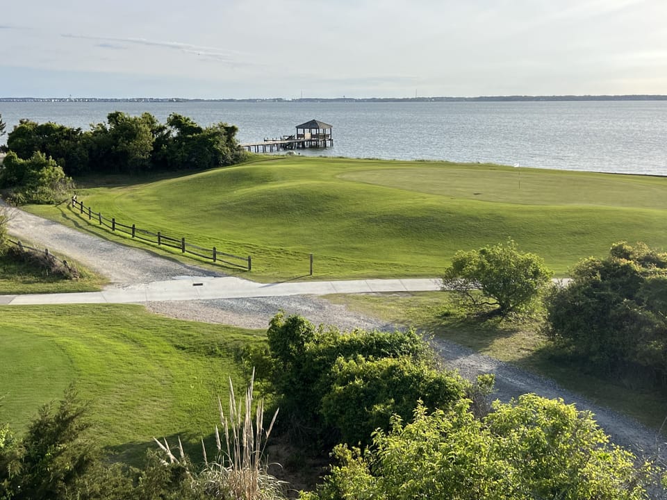 Short walk to the pier where you can swim, fish and go crabbing.