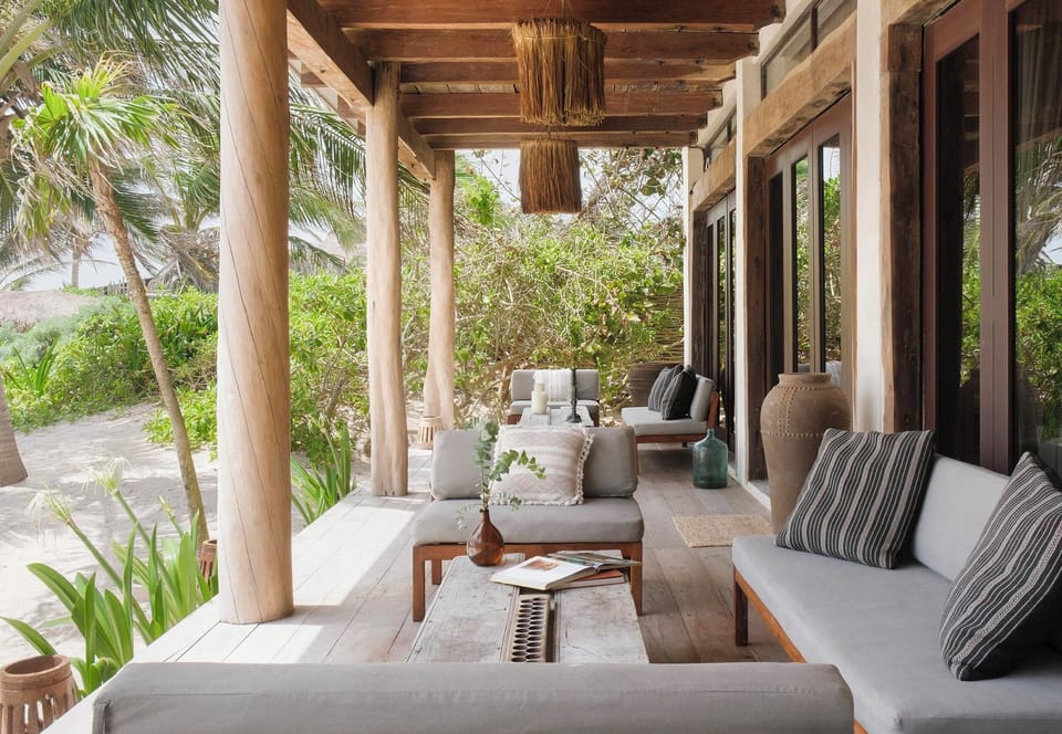 Exterior living area.