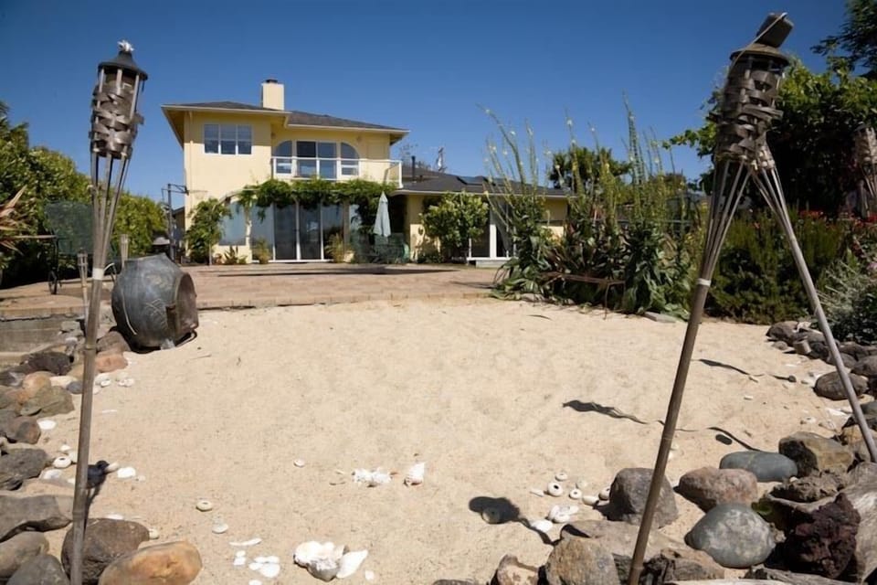 Gas Firepit added at beach 