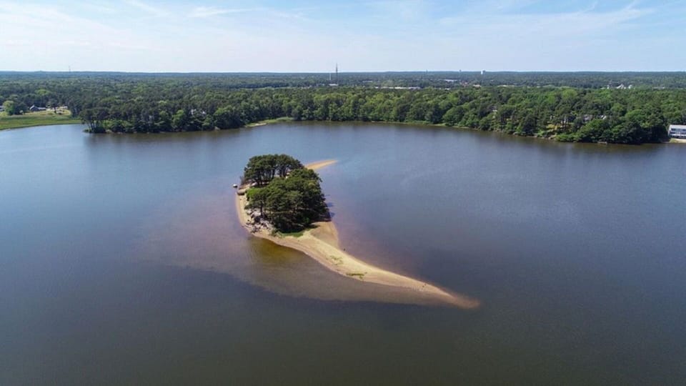 Great Island 1 acre.  Great for exploring, fishing or sitting on a beach chair