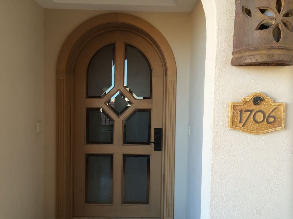New front door to Villa 1706