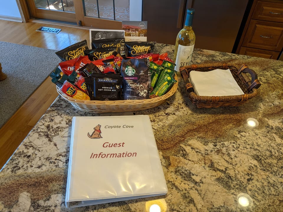All our guests are welcomed with refreshment, helpful info - a true "Welcome"!
