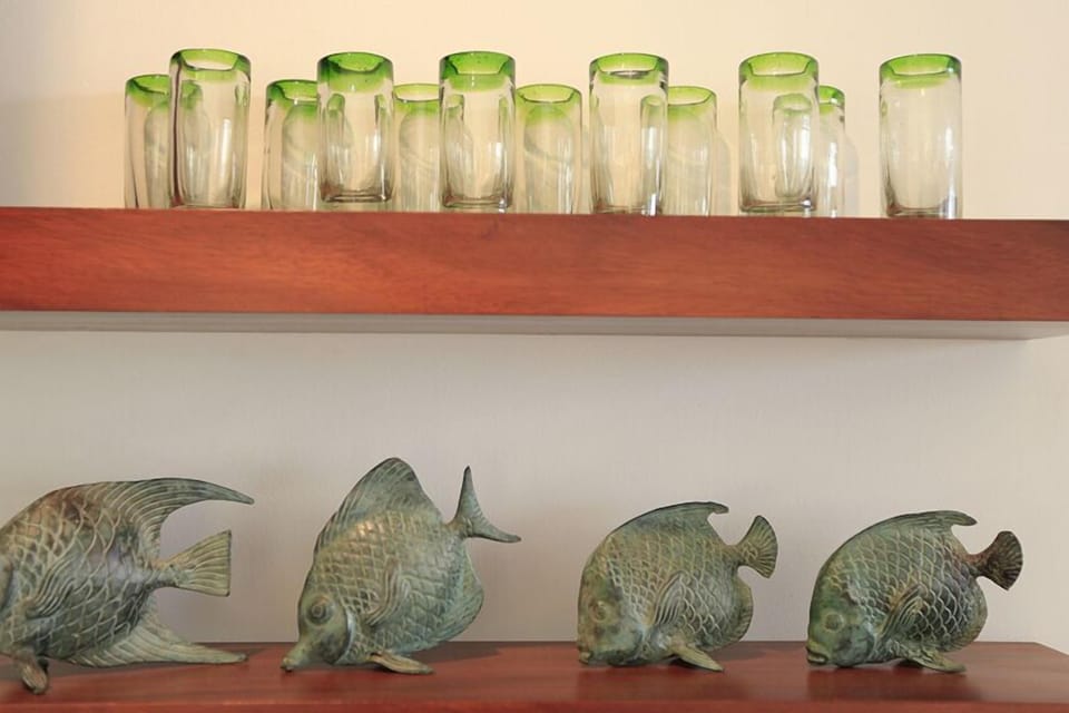 fully stocked glassware