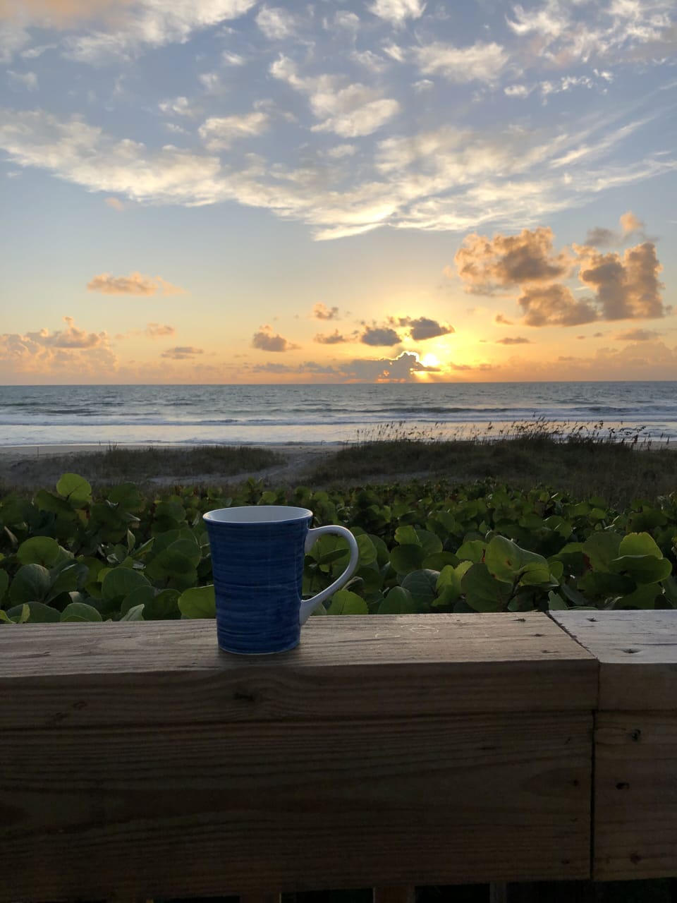 Sunrise and coffee