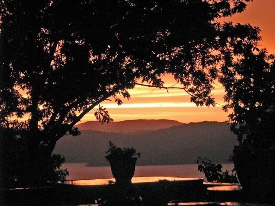 How's this for a romantic sunset?