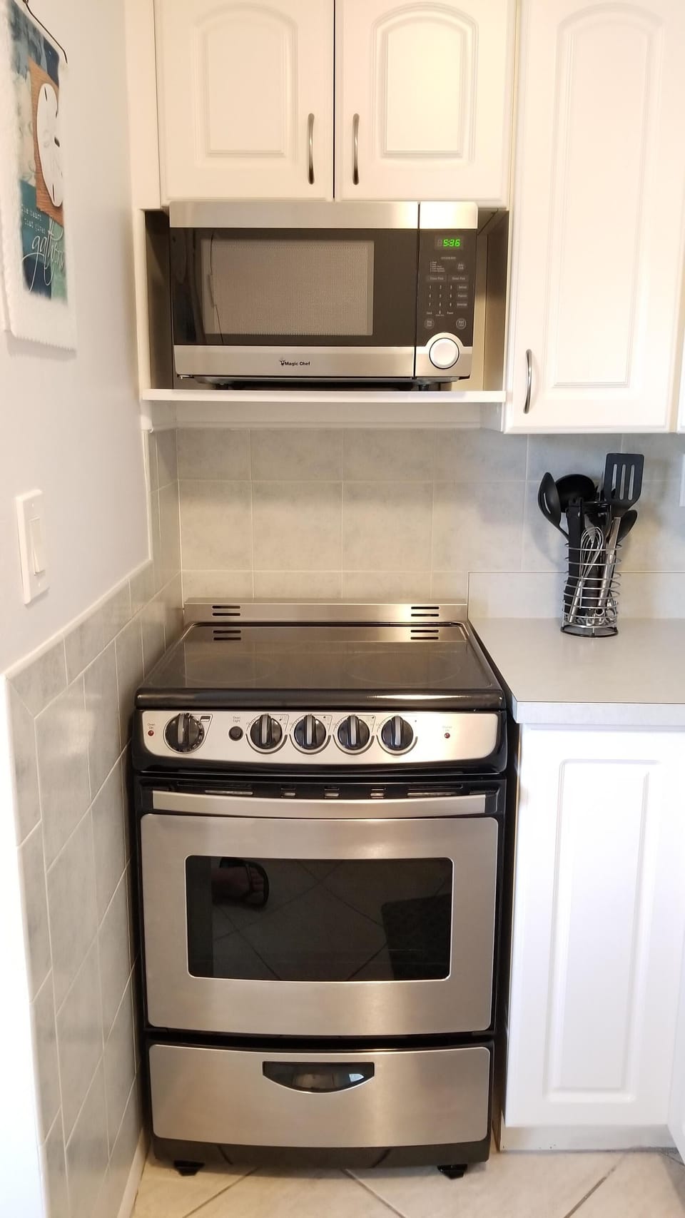 New microwave and stove
