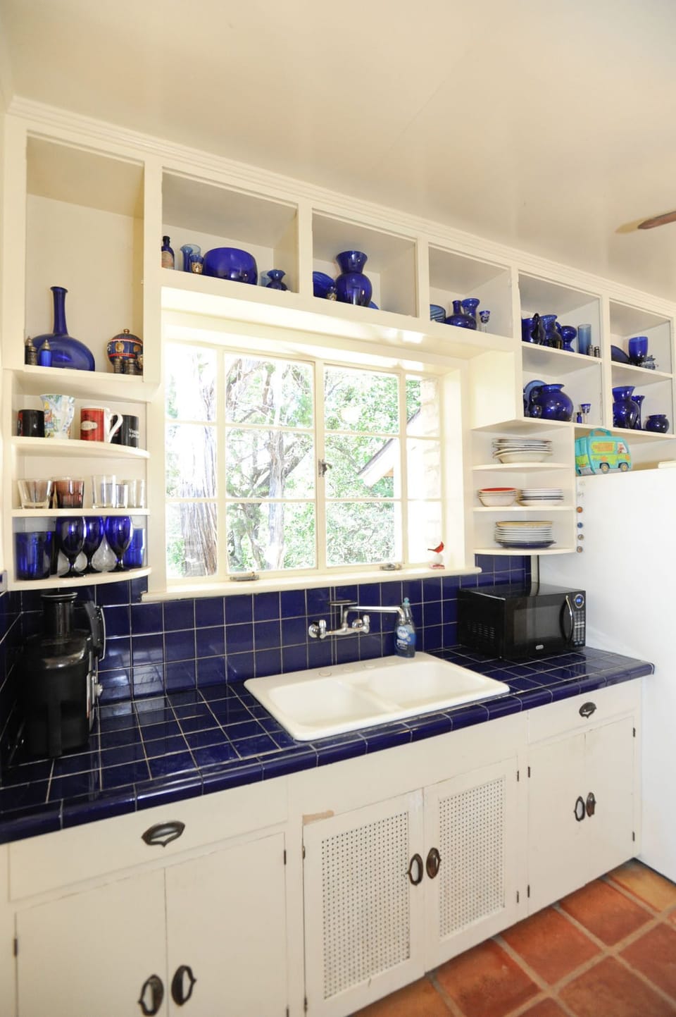 Kitchen looking out to the Pool
