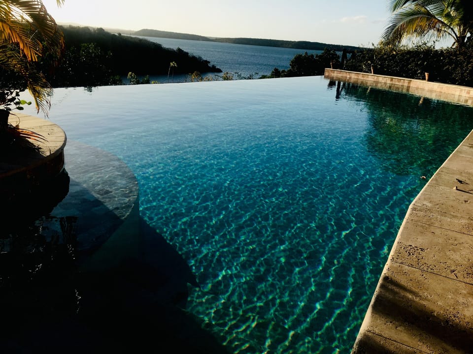 evening pool