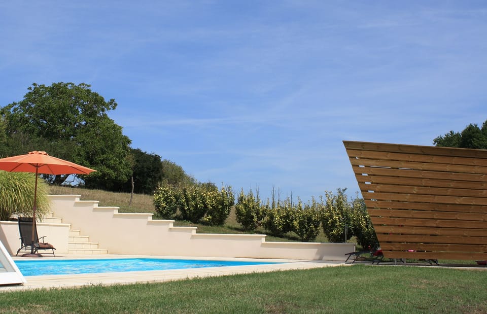 Pool with gazebo