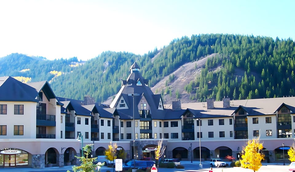 Chapel Square Building front view (our unit is on the back side, right wing)