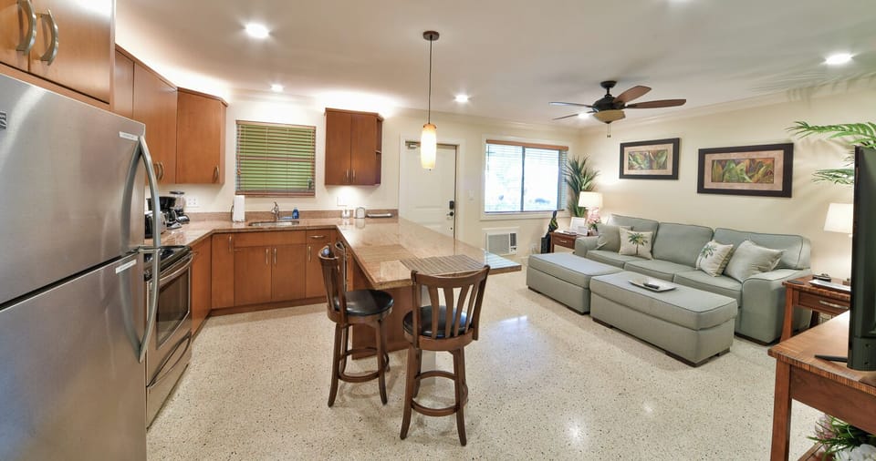 Suite #2 - Living Room & Kitchen