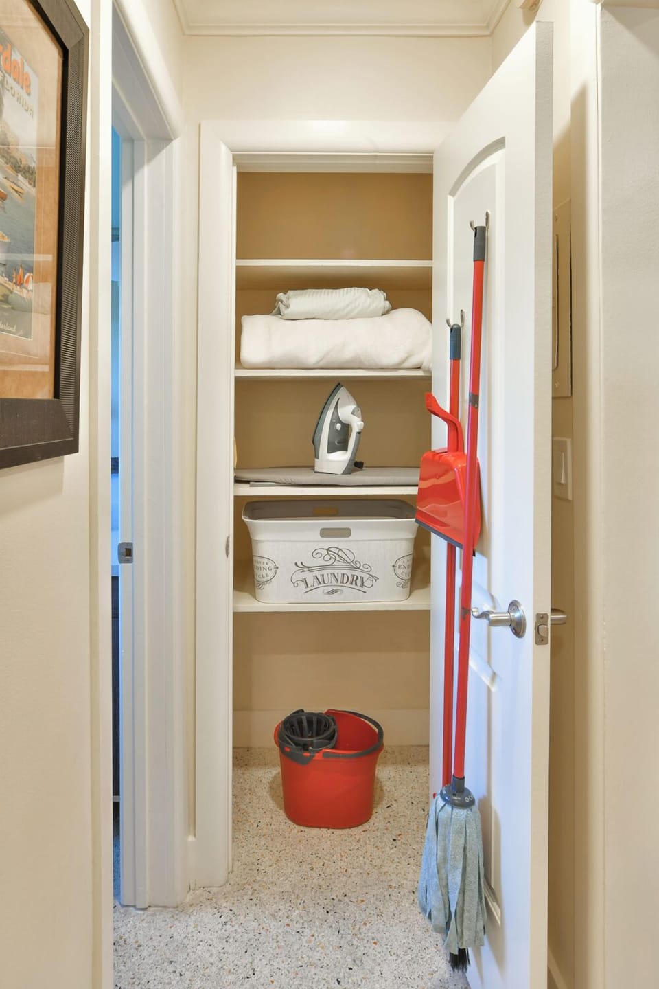 Suite #2 - Closet with Ironing Board & Iron & Laundry Basket
