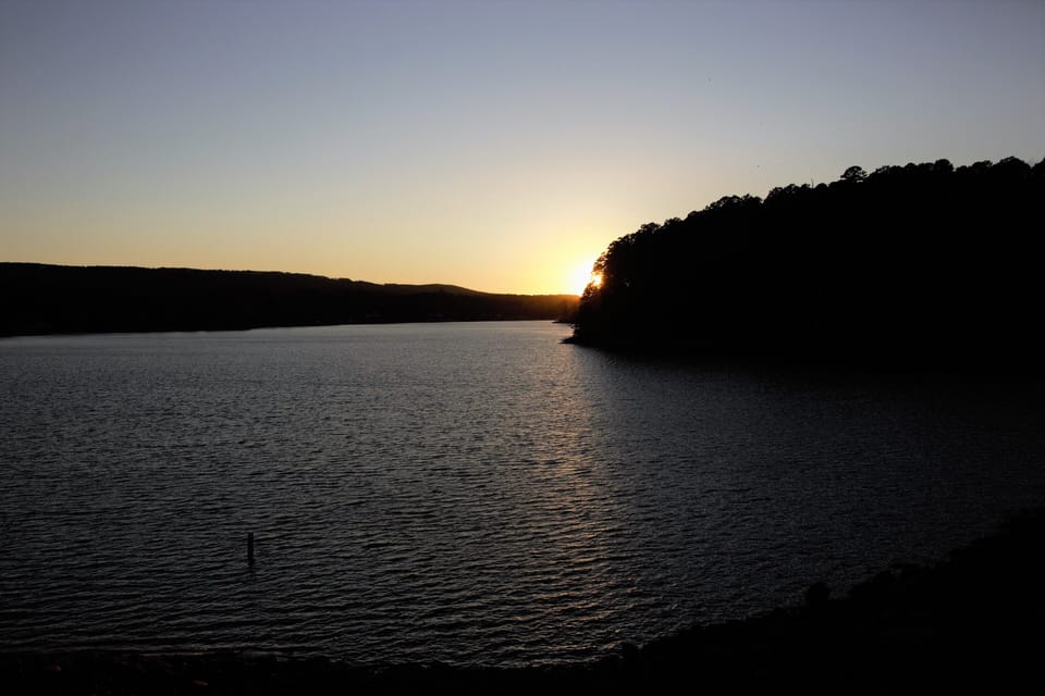 lake Cortez at sunset