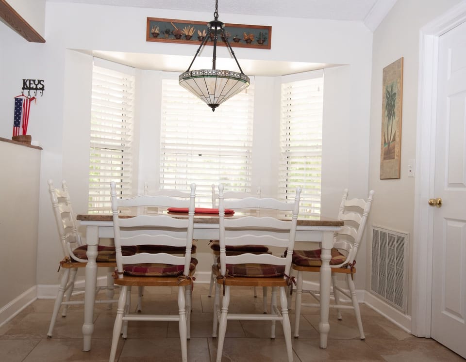 Inside eating area