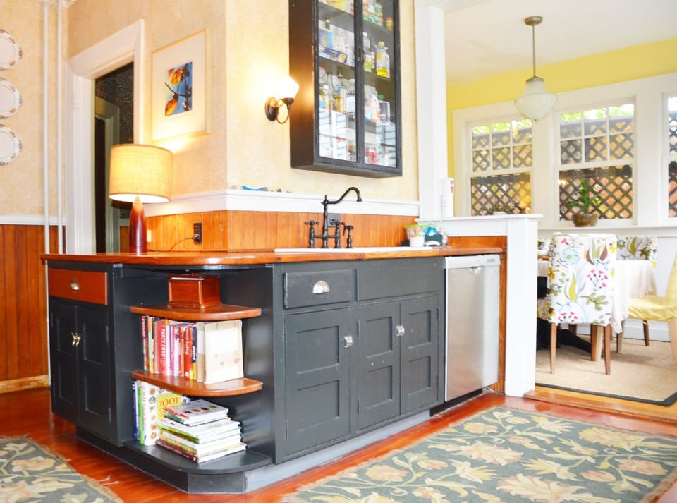 The Kitchen with the Breakfast Room beyond