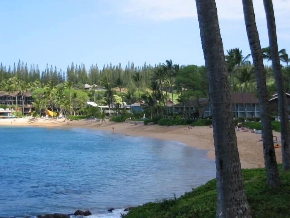 Looking out at Napili beach.