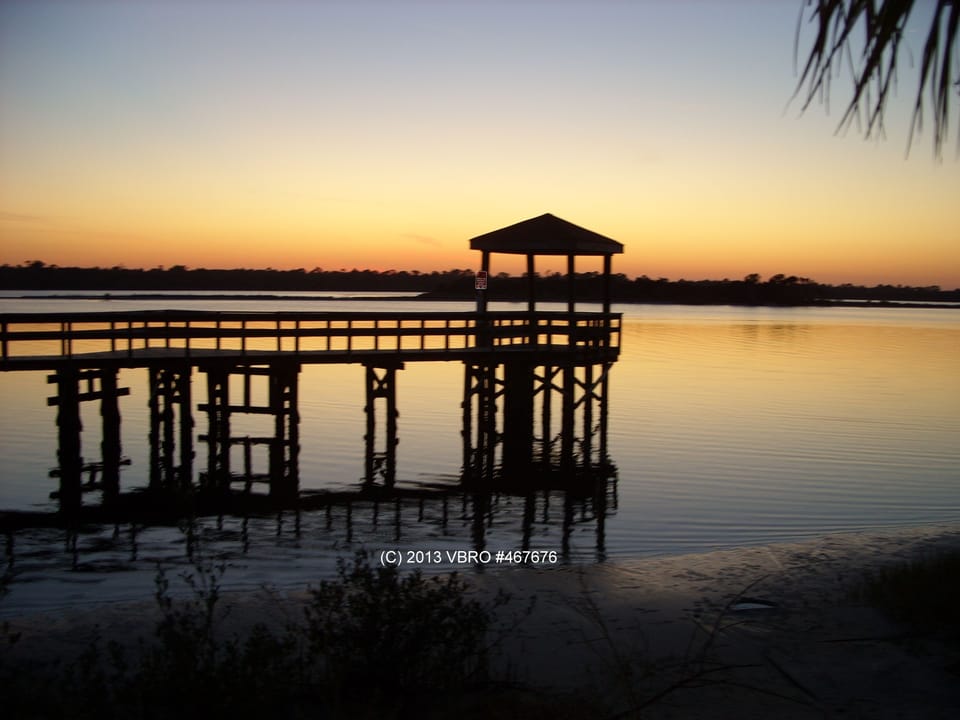 Check out the pier on the Halifax river at the oposite end of the block