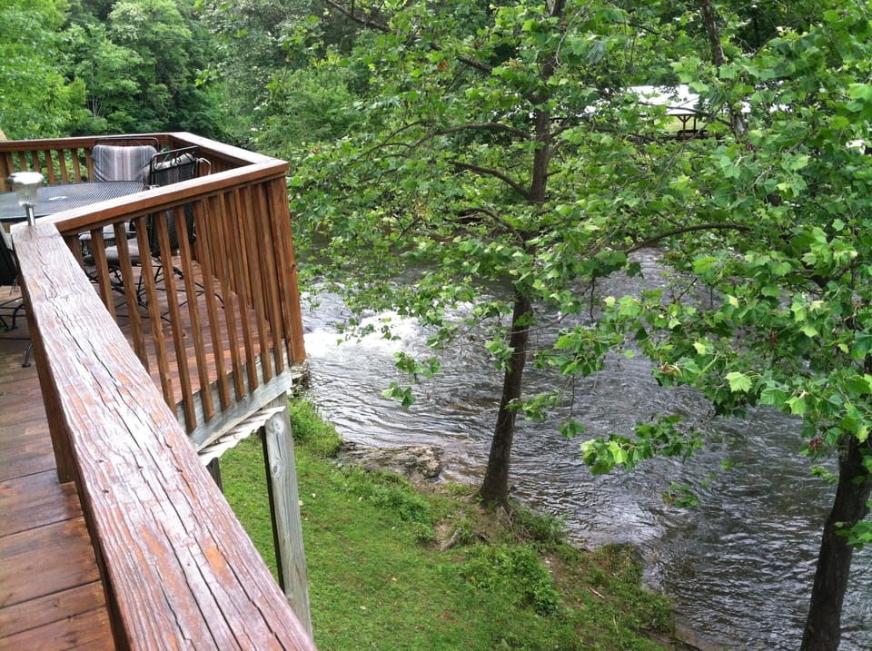 river off top deck
