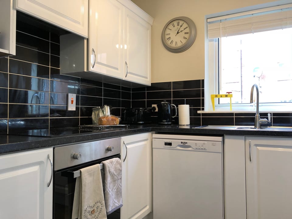 Newly refurbished modern kitchen with all new appliances
