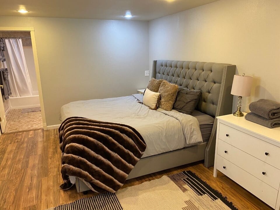 Downstairs King Bedroom w/in suite bath