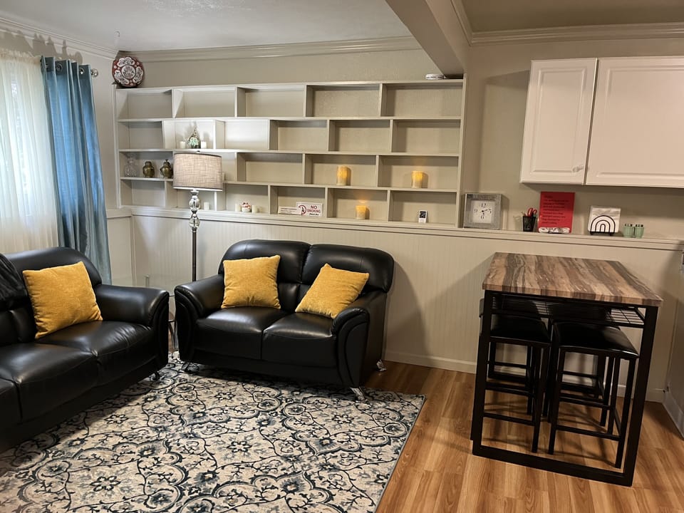 living room and dining room table 