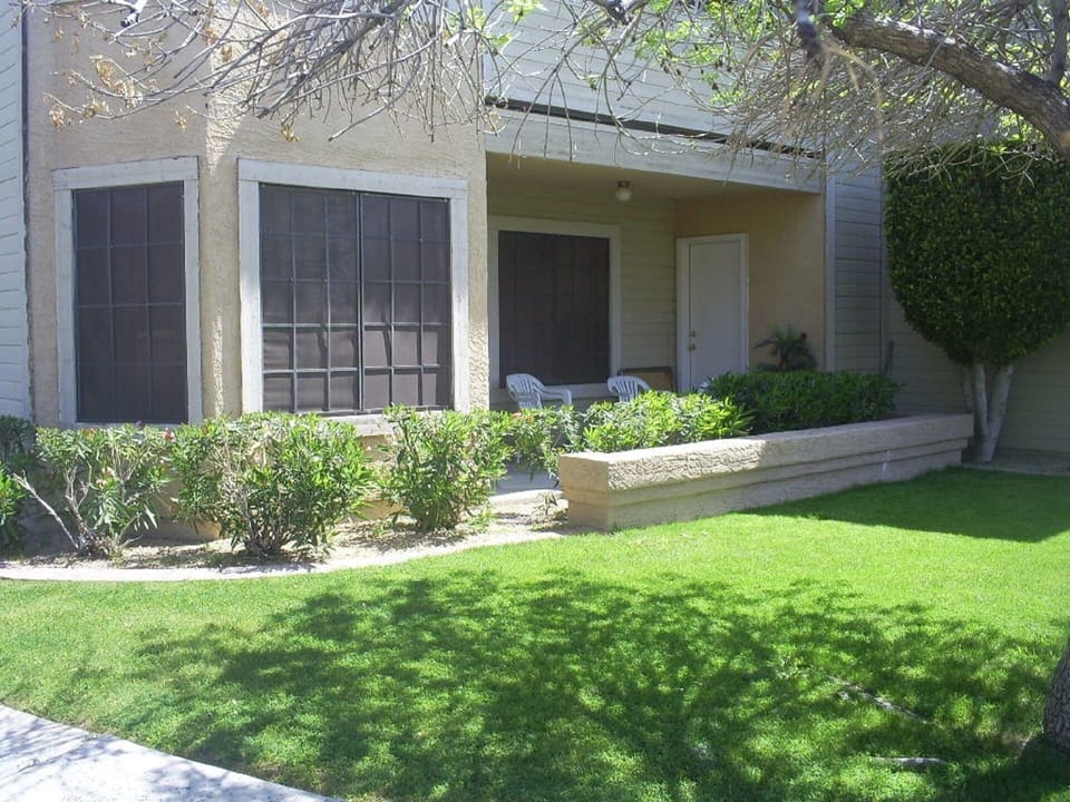Patio and entrance