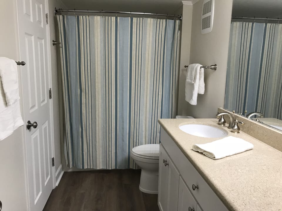 North side queen/hall bath 