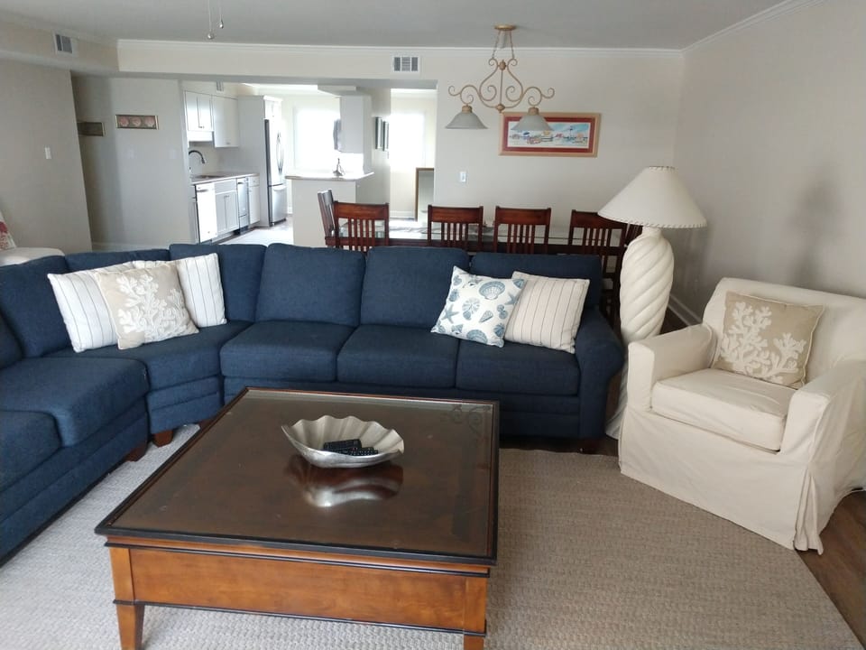 Living, Dining & kitchen open areas