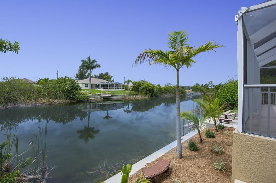 Located on beautiful Frontier Canal.  Great for fishing, boating and relaxing.