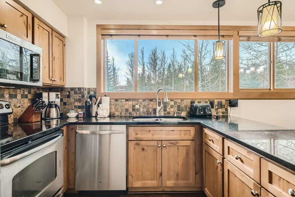 Kitchen with Stainless Steel Appliances