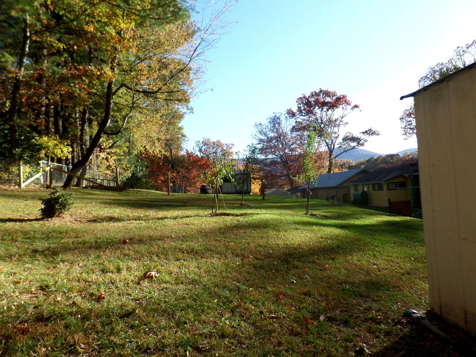 And the backyard is a great place to relax as well.