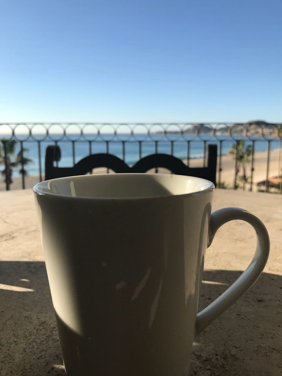 Our favorite part of the day, sunrise and coffee from the terrace.